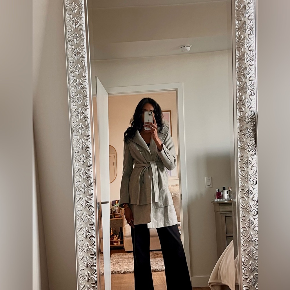 Calvin Klein | Women's Gray Belted Coat